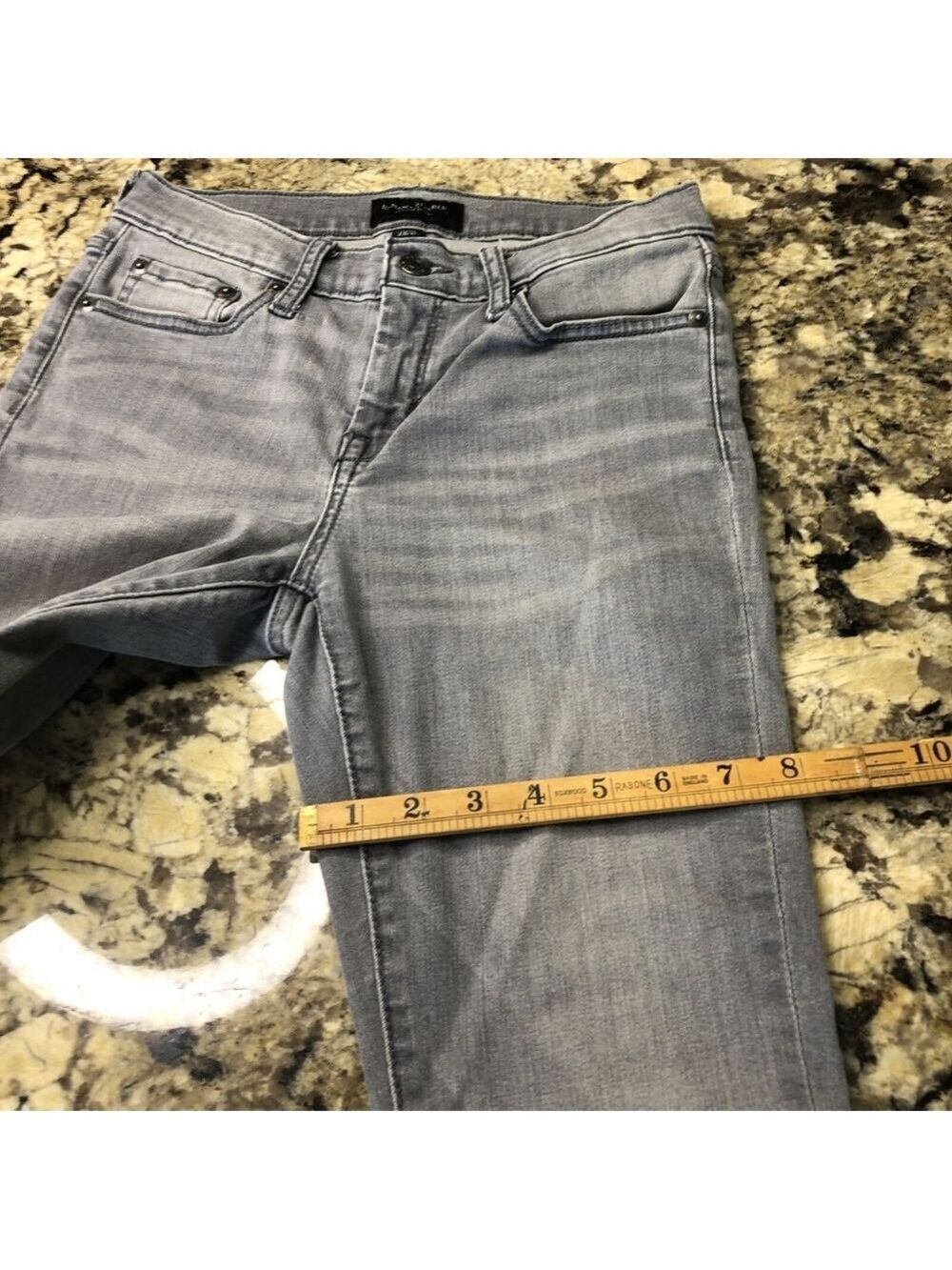 Size 25/0 Banana Republic High Rise Skinny Women Stretchy Jeans Distressed PK - Picture 8 of 16